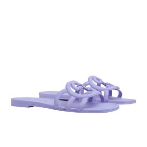 GUCCI WOMEN’S INTERLOCKING G SLIDE SANDAL LILAC 780307 J8700 5316