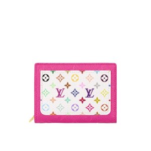 LOUIS VUITTON X MURAKAMI PORTEFEUILLE CLAIRE KAWAII PINK 11CM