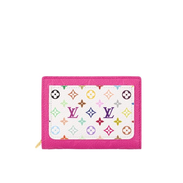 LOUIS VUITTON X MURAKAMI PORTEFEUILLE CLAIRE KAWAII PINK 11CM