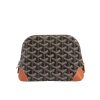 GOYARD VENDÔME COSMETIC POUCH BLACK AND TAN 18CM VENDOTPMLTY01CL03P