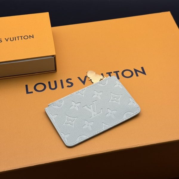 LOUIS VUITTON X MURAKAMI ROMY CARD HOLDER GREEN TEA 12CM M13800