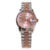 ROLEX DATEJUST STAINLESS STEEL AND EVEROSE GOLD 36MM