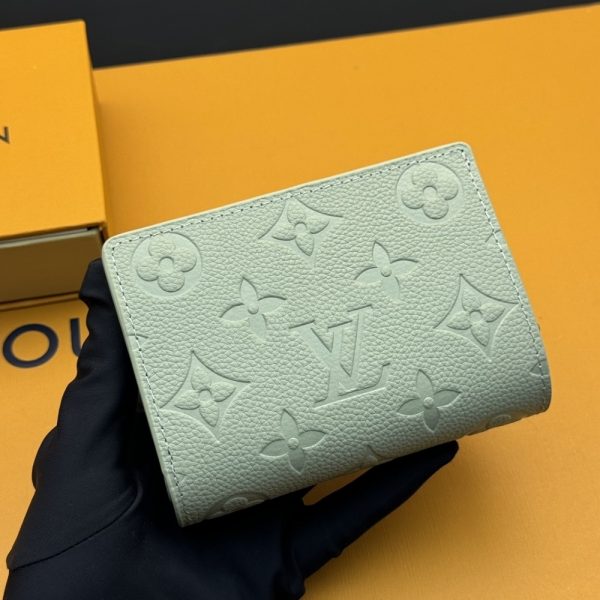 LOUIS VUITTON X MURAKAMI PORTEFEUILLE CLAIRE GREEN TEA 11CM M13619