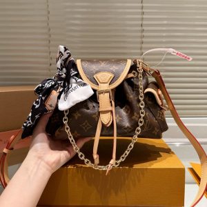 LOUIS VUIITON ODYSSEY BAG MONOGRAM BROWN 27CM M25085