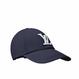 LOUIS VUITTON LV SIGNATURE BASEBALL CAP MARINE BLUE M7319L
