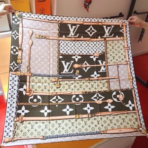 LOUIS VUITTON FOULARD CONFIDENTIAL MONOGRAM 90CM M73357