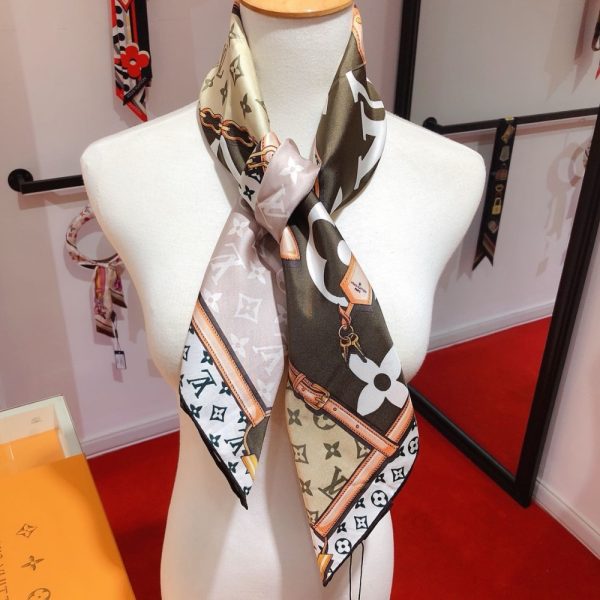 LOUIS VUITTON FOULARD CONFIDENTIAL MONOGRAM 90CM M73357