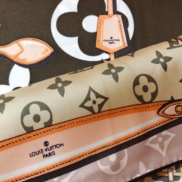 LOUIS VUITTON FOULARD CONFIDENTIAL MONOGRAM 90CM M73357
