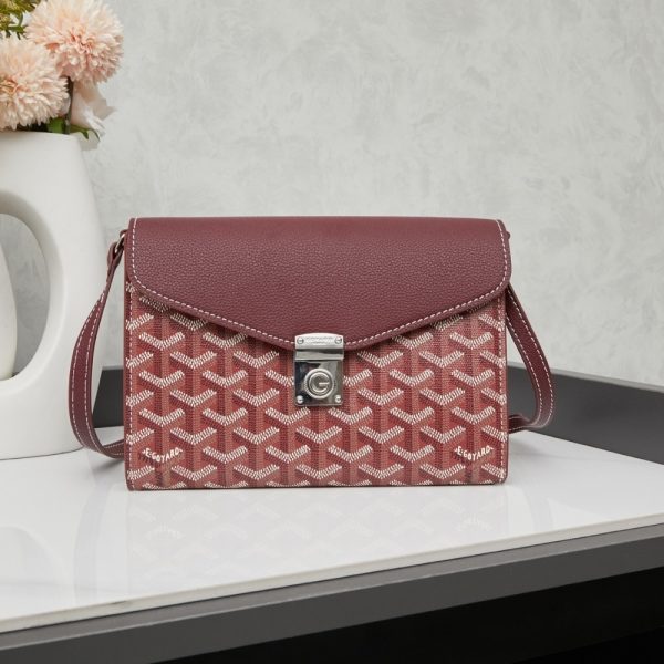 GOYARD CHYPRE WALLET POUCH BURGUNDY 21CM CHYPRPPMLTY33CL33P