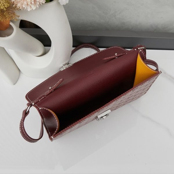 GOYARD CHYPRE WALLET POUCH BURGUNDY 21CM CHYPRPPMLTY33CL33P
