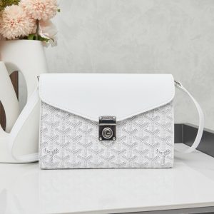 GOYARD CHYPRE WALLET POUCH WHITE 21CM CHYPRPPMLTY50CL50P