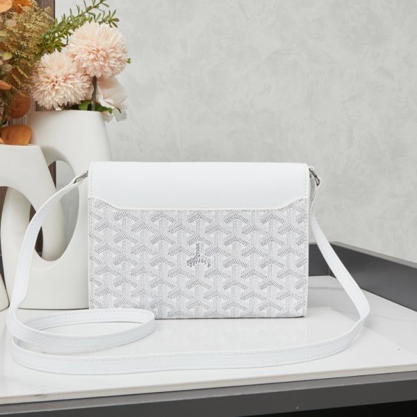 GOYARD CHYPRE WALLET POUCH WHITE 21CM CHYPRPPMLTY50CL50P