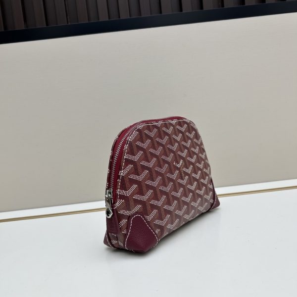 GOYARD VENDÔME COSMETIC POUCH BURGUNDY 18CM VENDOTPMLTY33CL33P