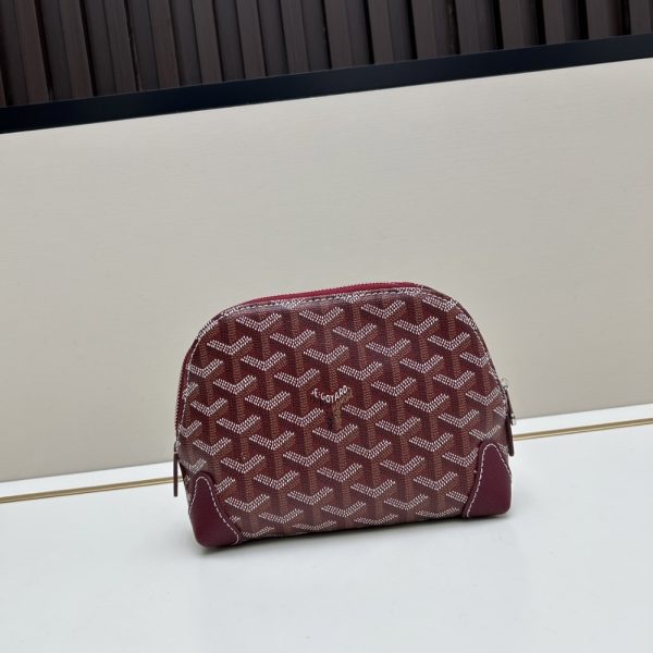 GOYARD VENDÔME COSMETIC POUCH BURGUNDY 18CM VENDOTPMLTY33CL33P