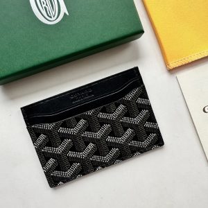 GOYARD SAINT SULPICE CARD WALLET BLACK 11CM STSULPPMLTY01CL01X