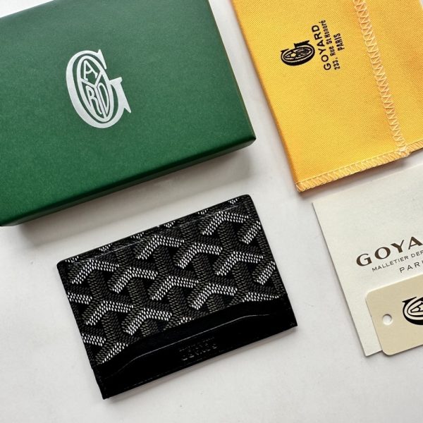 GOYARD SAINT SULPICE CARD WALLET BLACK 11CM STSULPPMLTY01CL01X