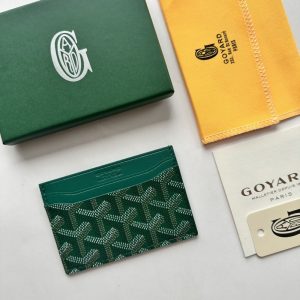 GOYARD SAINT SULPICE CARD WALLET GREEN 11CM STSULPPMLTY09CL09X