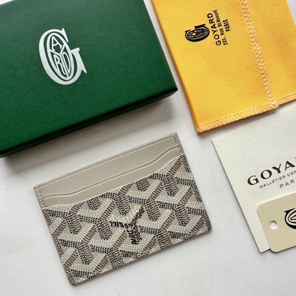 GOYARD SAINT SULPICE CARD WALLET WHITE 11CM STSULPPMLTY50CL50X