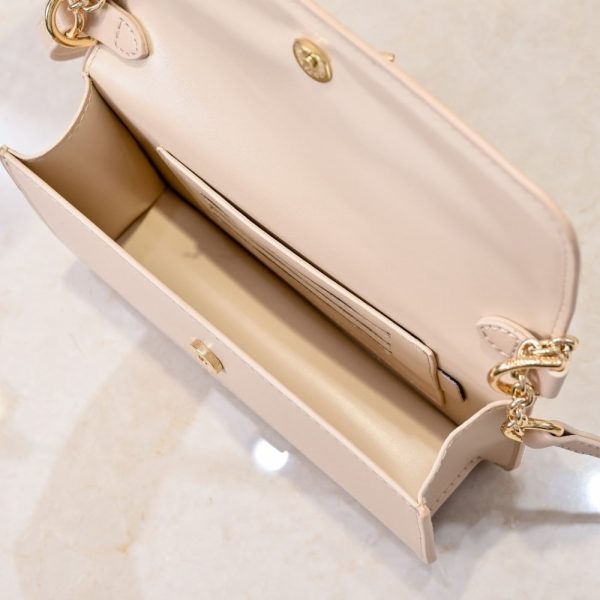 LOUIS VUITTON WALLET ON CHAIN LV BLOOM SAND 20CM M14581