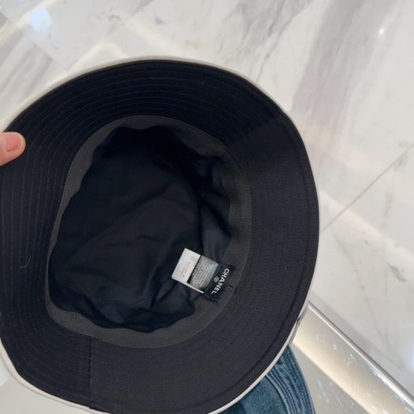 CHANEL BUCKET HAT COCO MARK HAT BLACK