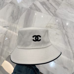 CHANEL BUCKET HAT COCO MARK HAT WHITE