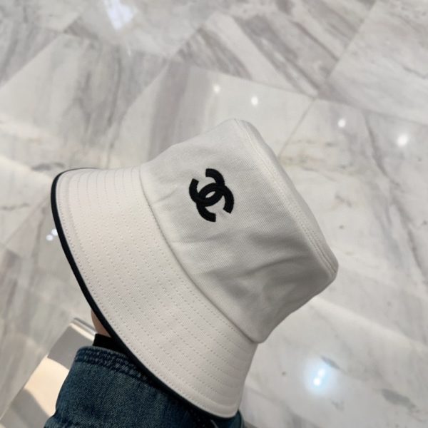 CHANEL BUCKET HAT COCO MARK HAT WHITE