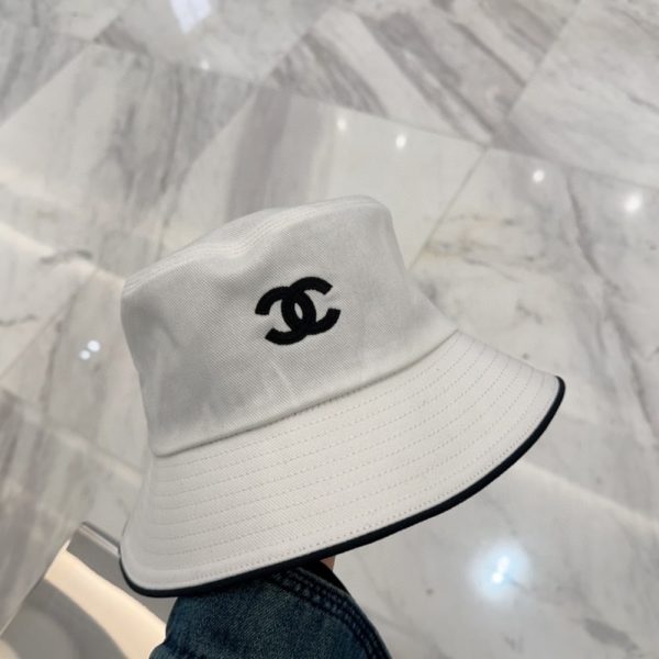 CHANEL BUCKET HAT COCO MARK HAT WHITE