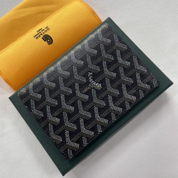GOYARD GRENELLE PASSPORT COVER BLACK 14CM GRENELPMLTY01CL01X