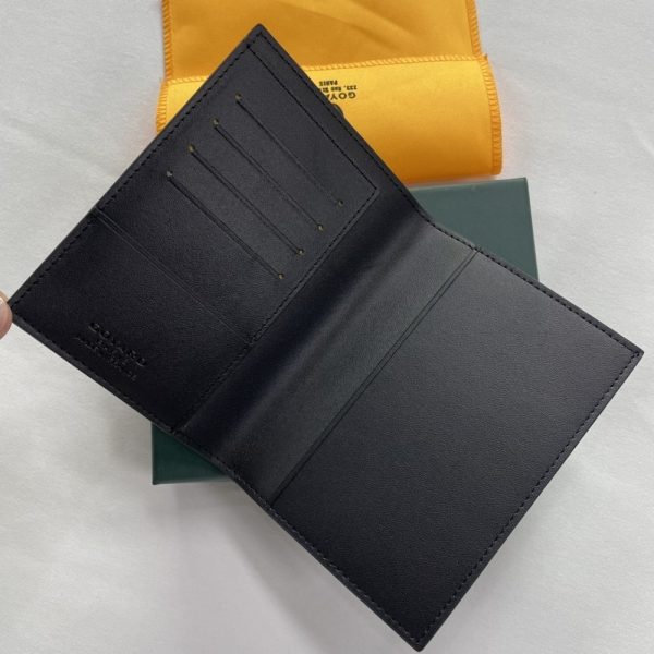 GOYARD GRENELLE PASSPORT COVER BLACK 14CM GRENELPMLTY01CL01X