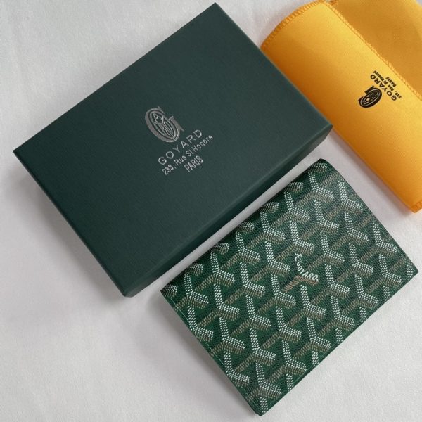 GOYARD GRENELLE PASSPORT COVER GREEN 14CM GRENELPMLTY09CL09X