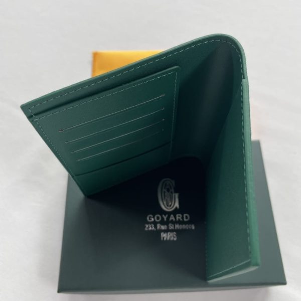 GOYARD GRENELLE PASSPORT COVER GREEN 14CM GRENELPMLTY09CL09X