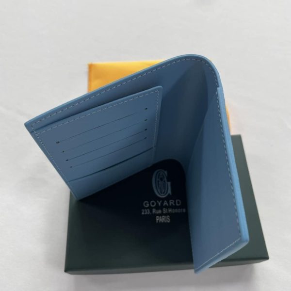 GOYARD GRENELLE PASSPORT COVER BLUE 14CM GRENELPMLTY10CL10X
