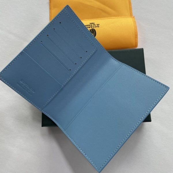 GOYARD GRENELLE PASSPORT COVER BLUE 14CM GRENELPMLTY10CL10X