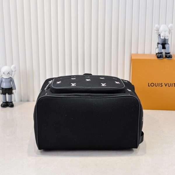 LOUIS VUITTON MONTSOURIS BACKPACK BLACK 40CM M14135