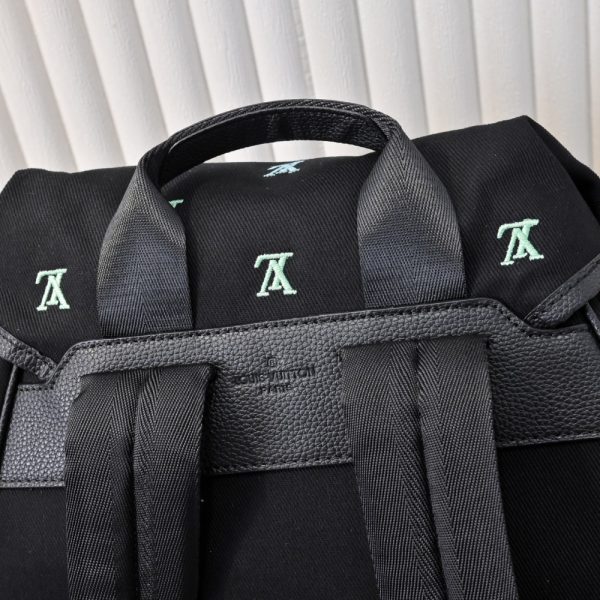 LOUIS VUITTON MONTSOURIS BACKPACK BLACK 40CM M14135