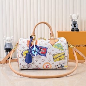 LOUIS VUITTON SPEEDY SOFT 30 MONOGRAM DUNE 30CM M14587