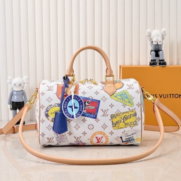 LOUIS VUITTON SPEEDY SOFT 30 MONOGRAM DUNE 30CM M14587