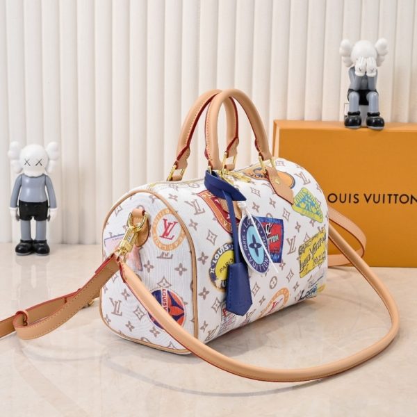 LOUIS VUITTON SPEEDY SOFT 30 MONOGRAM DUNE 30CM M14587