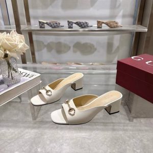GUCCI WOMEN HORSEBIT SLIDE IVORY 816607 C9D00 9540