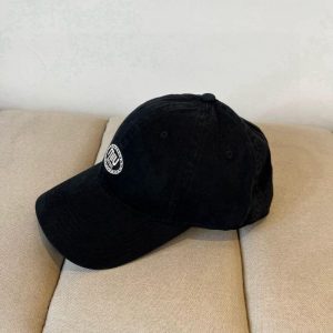 MIUMIU BASEBALL CAP BASIC BLACK