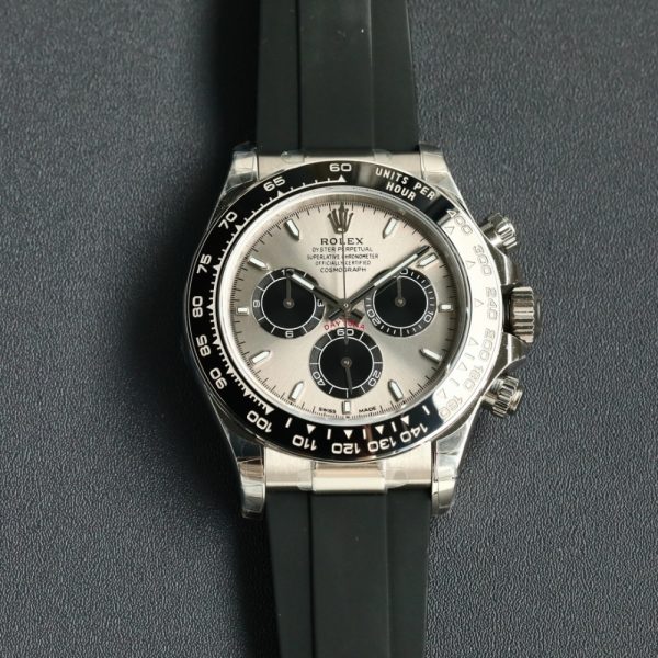 ROLEX COSMOGRAPH DAYTONA SILVER OYSTERFLEX 40MM 116519LN 0027