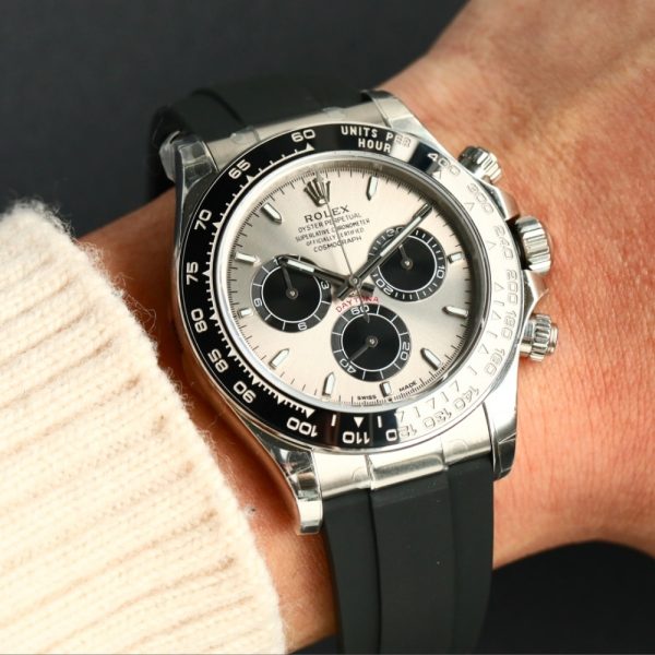 ROLEX COSMOGRAPH DAYTONA SILVER OYSTERFLEX 40MM 116519LN 0027