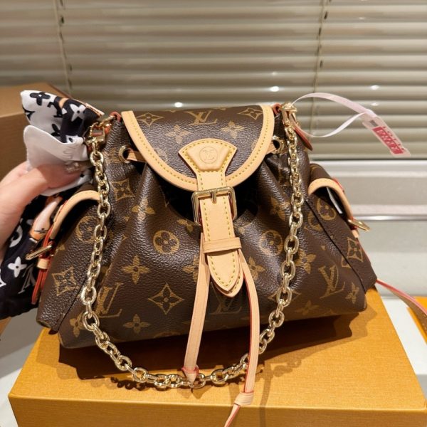 LOUIS VUIITON ODYSSEY BAG MONOGRAM BROWN 27CM M25085