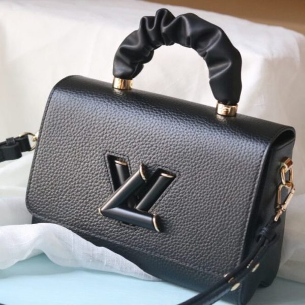 LOUIS VUITTON TWIST MM BAG 23CM BLACK M58688