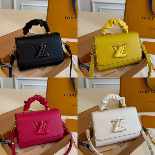LOUIS VUITTON TWIST MM BAG 23CM BLACK M58688