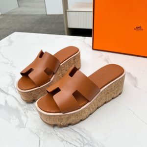 HERMES EZE 30 SANDAL NATURAL H221026Z A3400