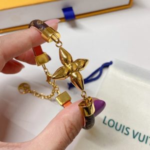 LOUIS VUITTON LOUISETTE BRACELET MONOGRAM BROWN M8665Z