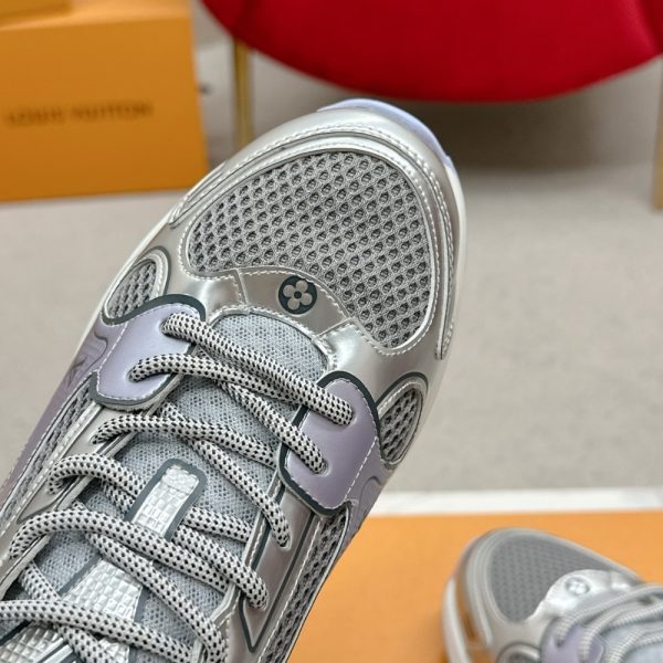 LOUIS VUITTON LV OLYMPIA TRAINERS SILVER AND PURPLE