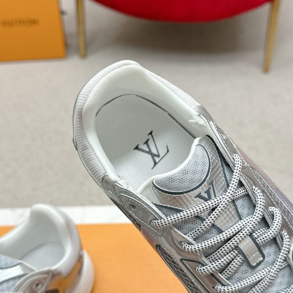 LOUIS VUITTON LV OLYMPIA TRAINERS SILVER AND PURPLE