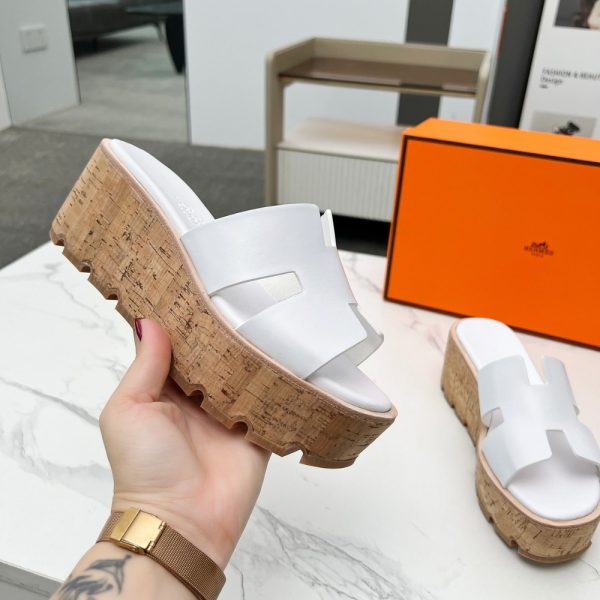 HERMES EZE 30 SANDAL BLANC H251309Z 90400